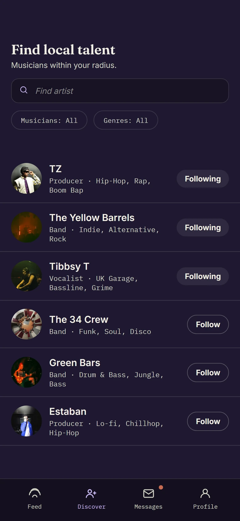 Amplify preview: Discover, a list of local musicians to follow